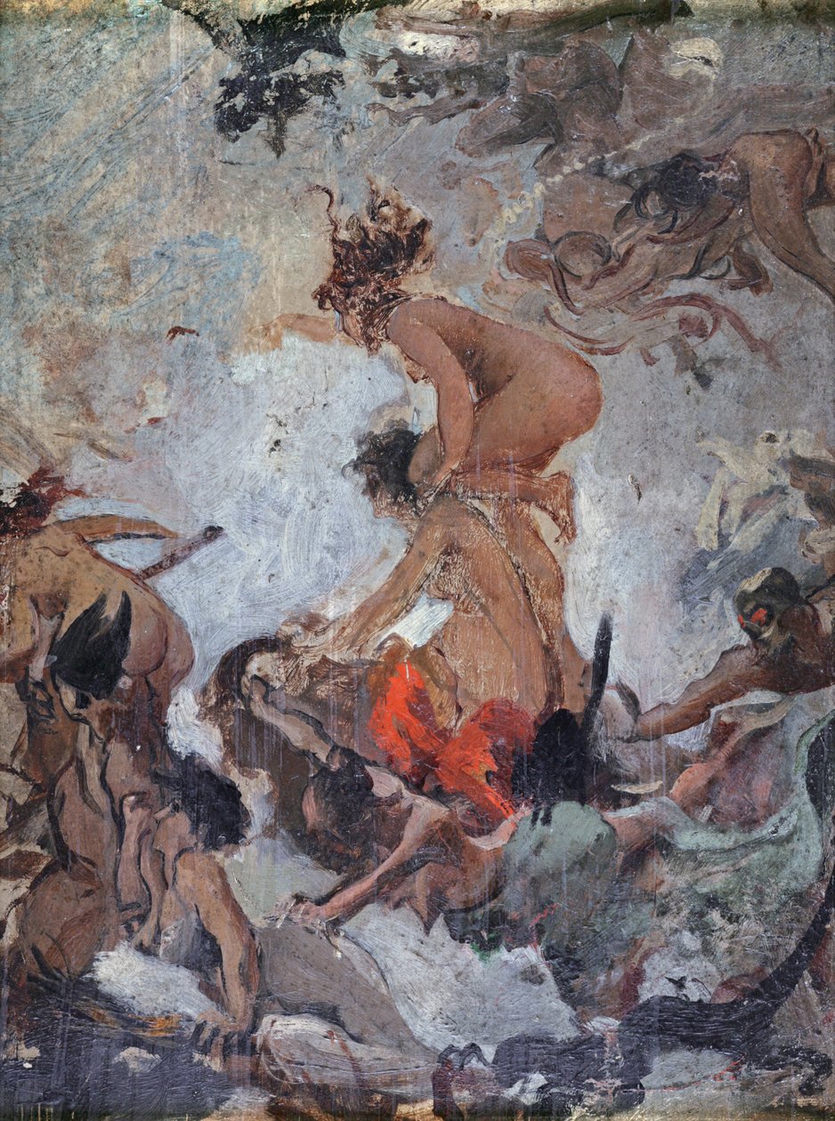 Luonnos noiduista sapattiin tekijältä Luis Riccardo Falero