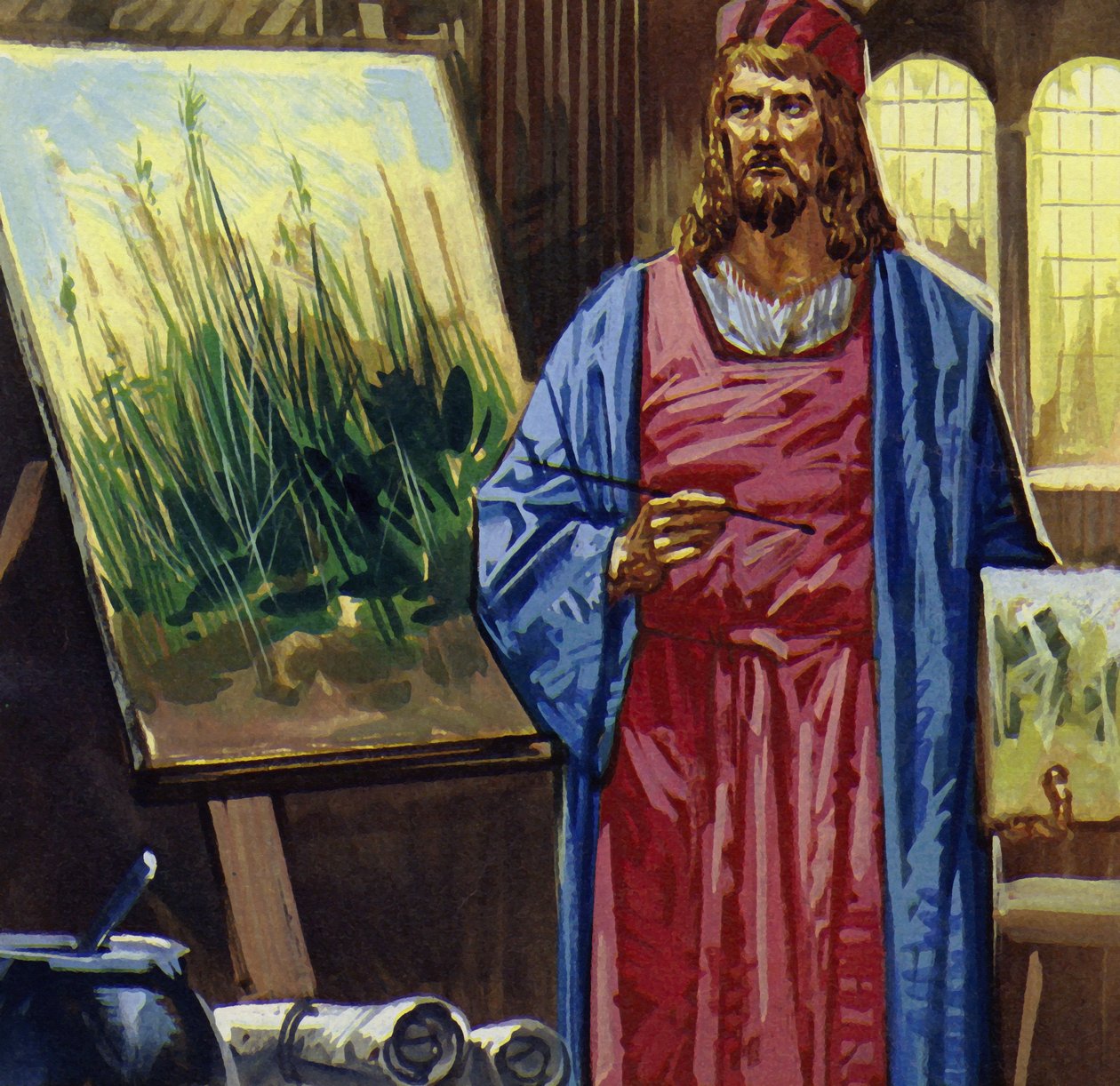 Durer matkusti Venetsiaan ja vietti siellä suuren osan ajastaan maalaamalla (värilitografia). tekijältä Luis Arcas Brauner
