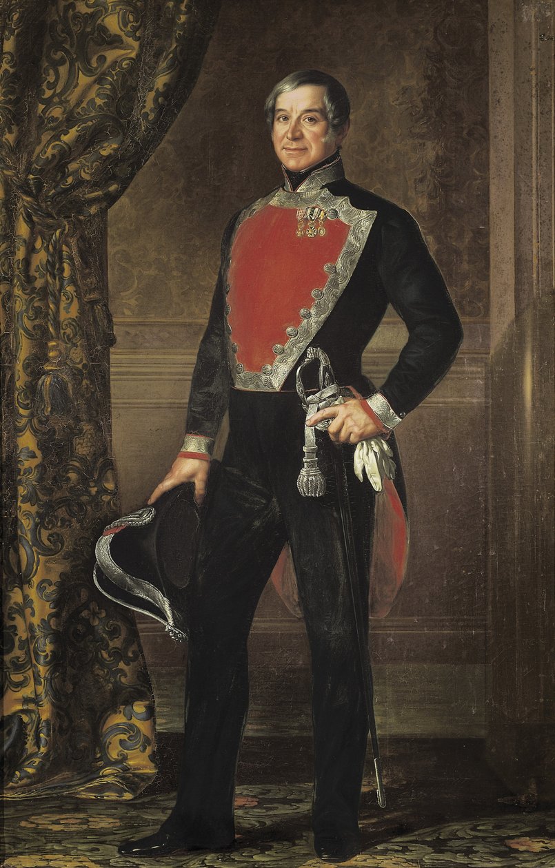 Don Francisco Ignacio de Montserratin muotokuva. 1842 - 1850 (öljy kankaalle) tekijältä Luis Lopez Piquer