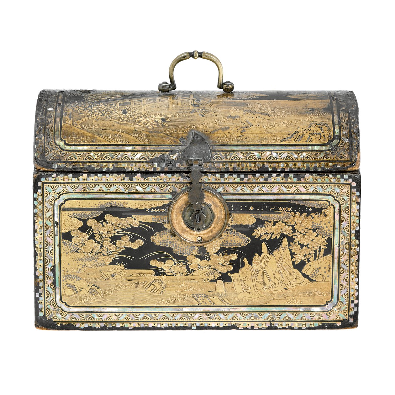 Kupumainen vientiarkku, Edo-kausi, 1600-luvun puoliväli tekijältä Luis Morocaua or Murakawa