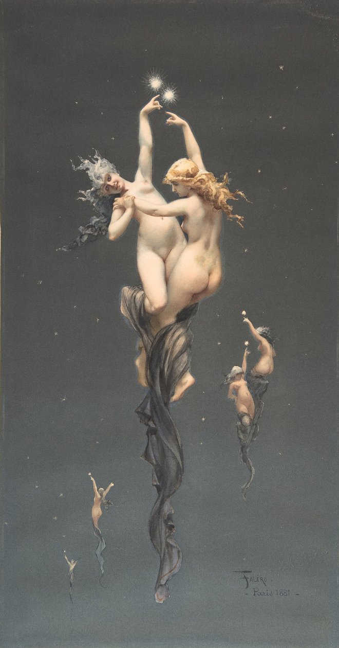 Twin Stars, 1851-96. tekijältä Luis Riccardo Falero