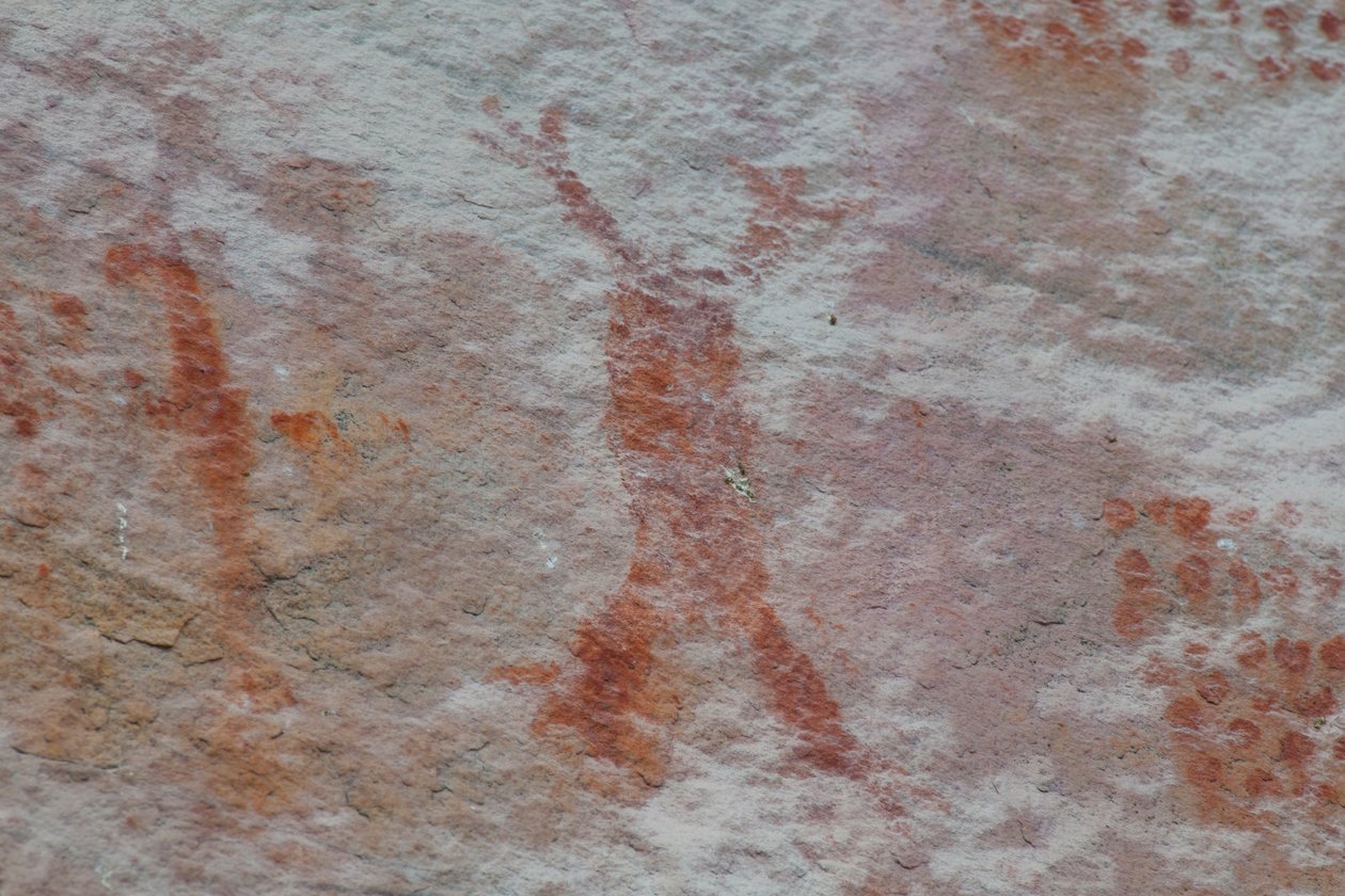Piktografia, Faical, San Ignacio, Cajamarca, Peru, 2015. tekijältä Luis Rosendo.