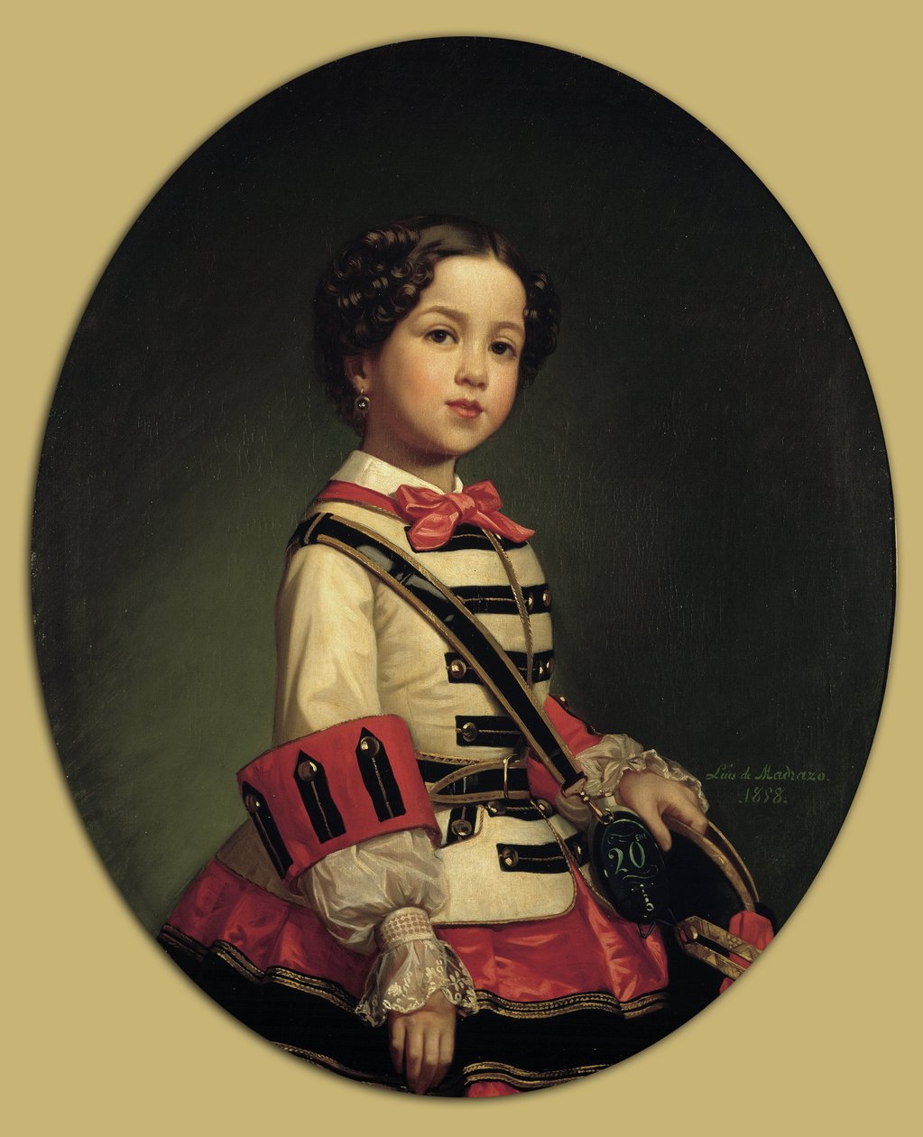 Cristina de Roncali y Gaviria, Roncalin pieni markiisitar. tekijältä Luis de Madrazo