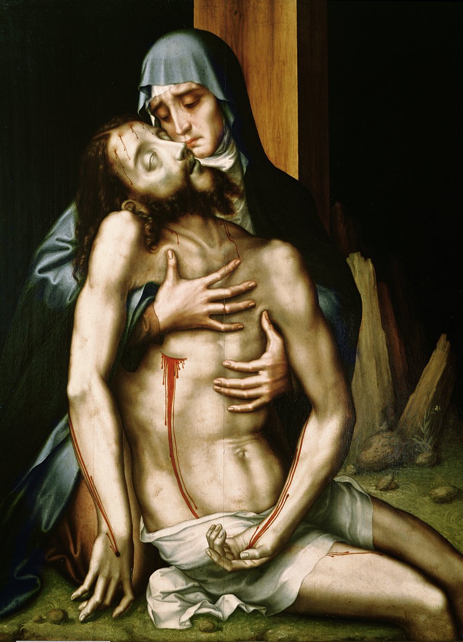 Pieta (öljy paneelille) tekijältä Luis de Morales