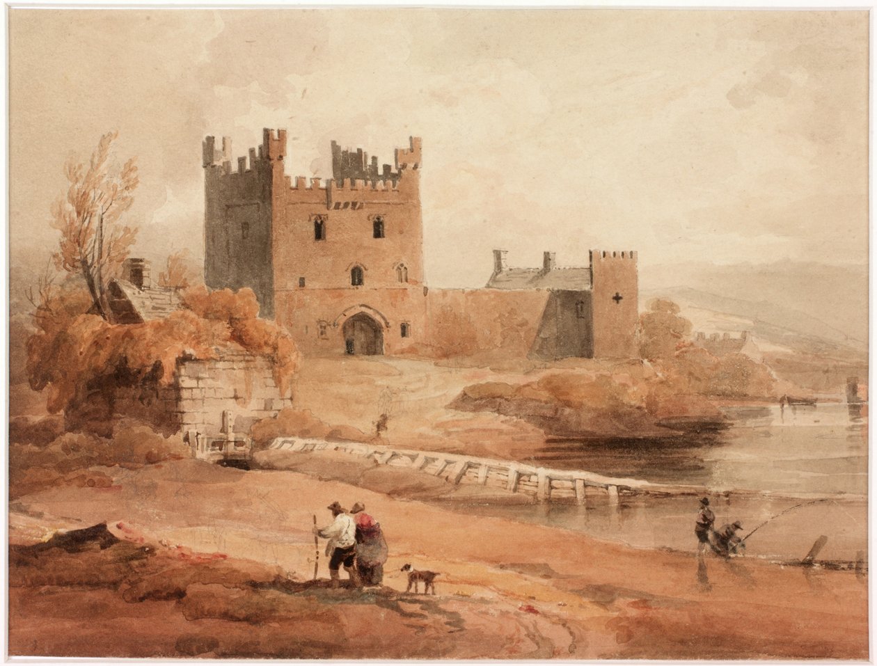 Bywell Castle (vartalon väri) tekijältä Luke Clennell
