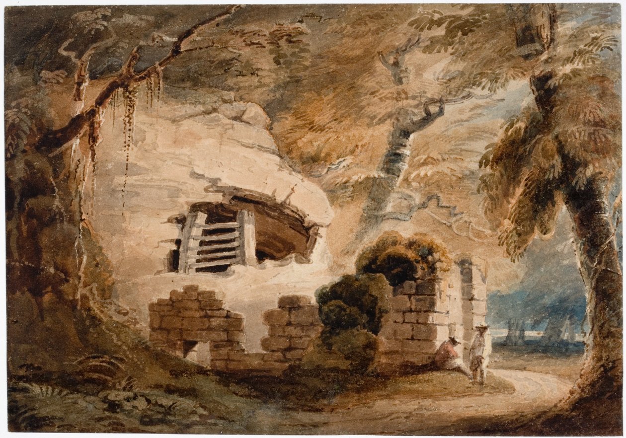 Warkworth Hermitage (vartalon väri) tekijältä Luke Clennell