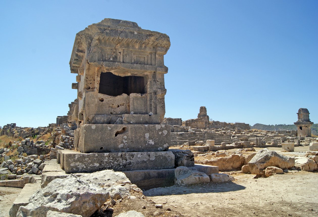 Pylväshauta, Xanthos, Turkki tekijältä Lycian
