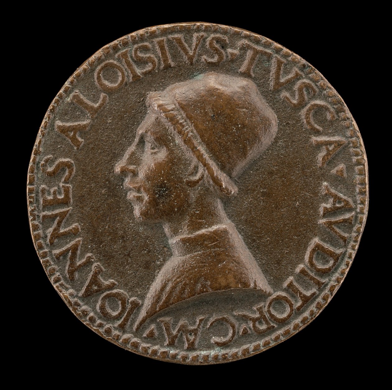 Giovanni Alvise Toscani, n. 1450-1478, Milanolainen lakimies, konsistorin asianajaja ... [kääntöpuoli]. tekijältä Lysippus Junior