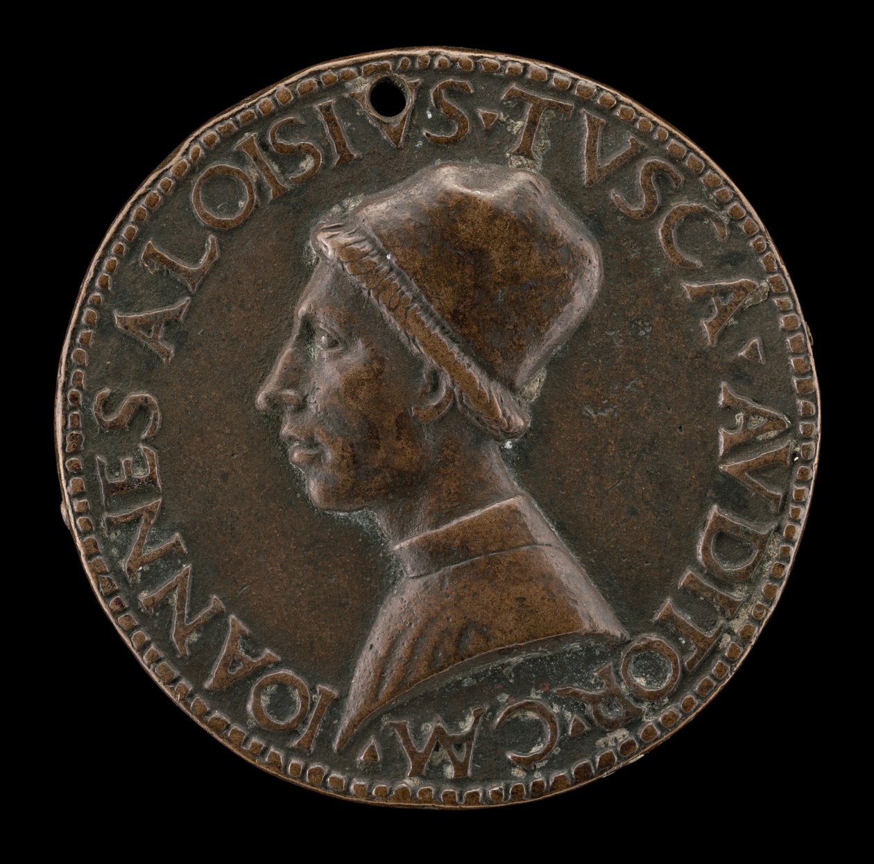 Giovanni Alvise Toscani, n. 1450-1478, Milanolainen lakimies, konsistorin asianajaja ... [kääntöpuoli]. tekijältä Lysippus Junior