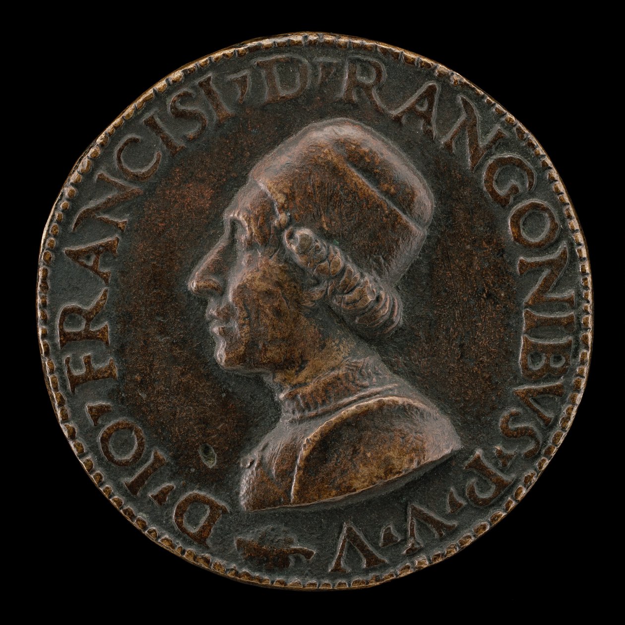 Giovanni Francesco de Rangoni [kannepuoli]. tekijältä Lysippus Junior