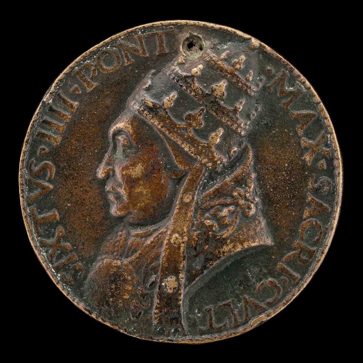 Sixtus IV Francesco della Rovere, 1414-1484, paavi 1471 [kannepuoli]. tekijältä Lysippus Junior