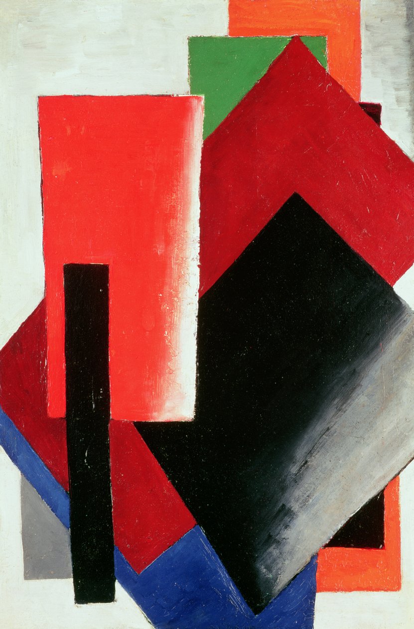Arkkitehtoninen kokoonpano, 1918 tekijältä Lyubov Sergeevna Popova