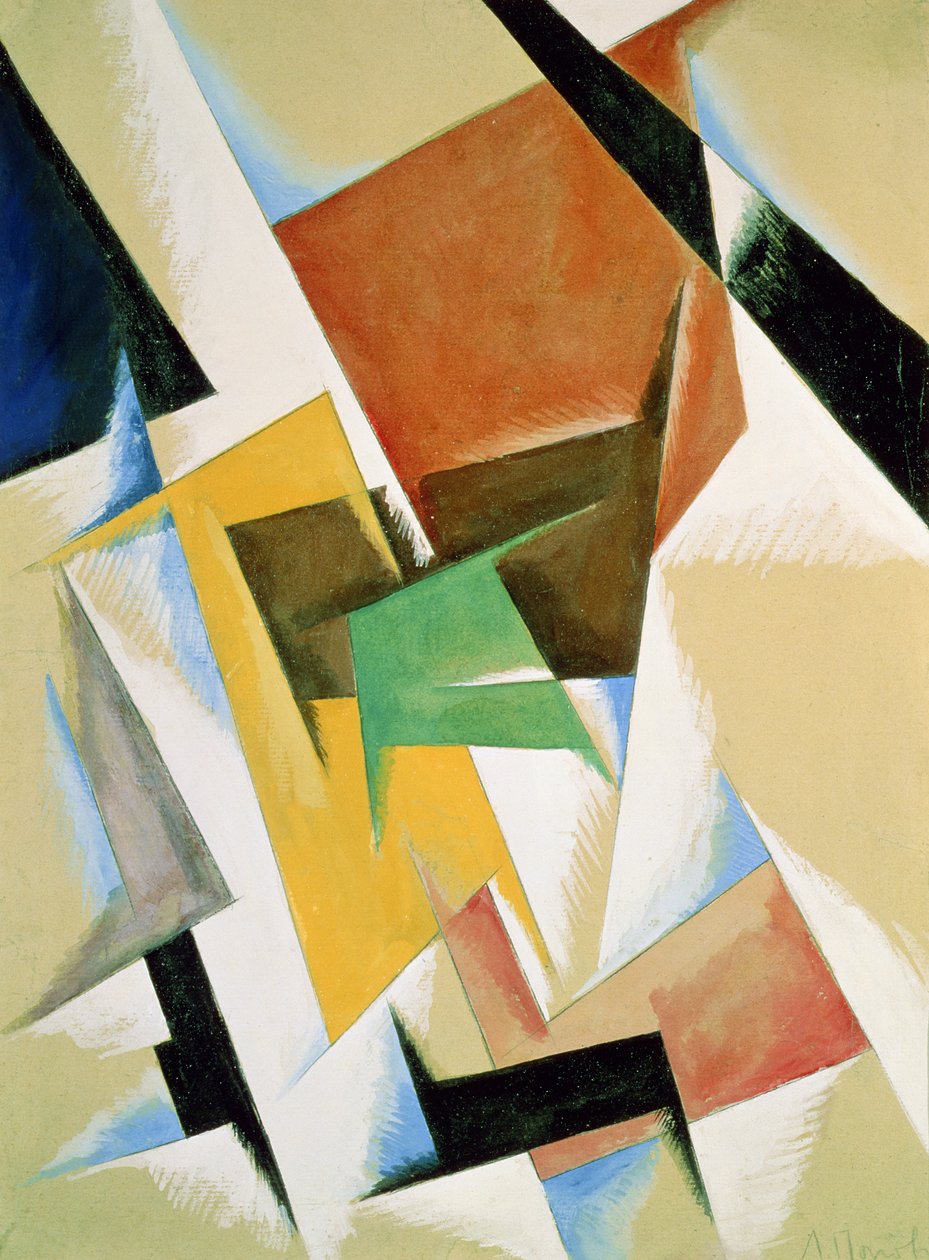 Sävellys, 1921 tekijältä Lyubov Sergeevna Popova