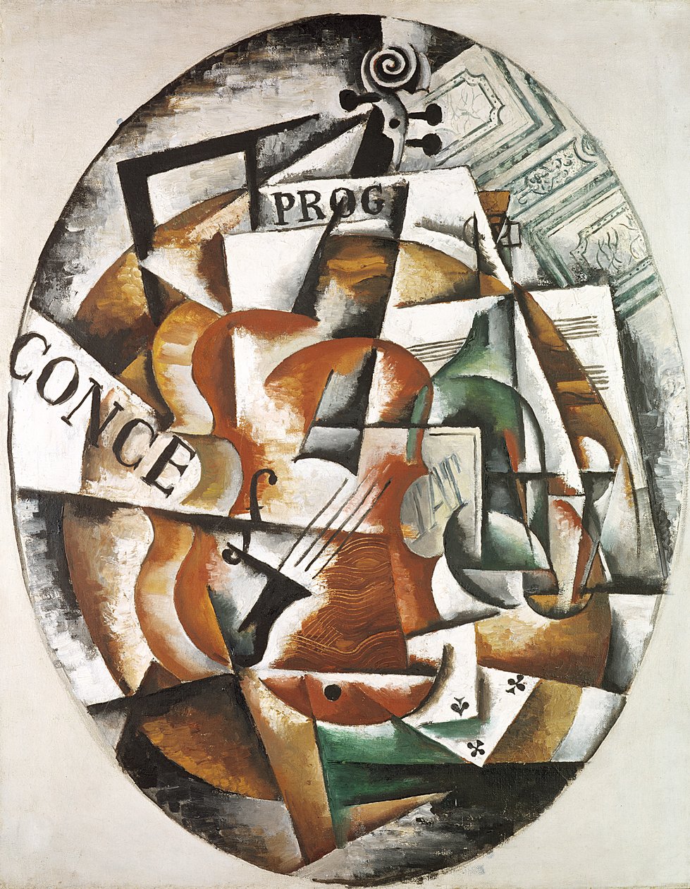 Viulu, 1915 tekijältä Lyubov Sergeevna Popova