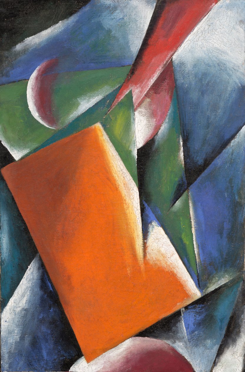 Arkkitehtoninen maalaus, 1917 tekijältä Lyubov Sergeevna Popova