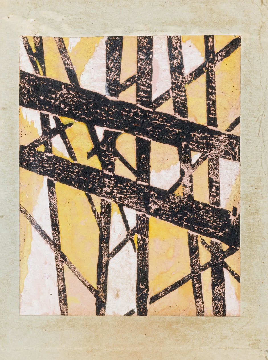Näyttelyluettelo 5 x 5 = 25, 1921. tekijältä Lyubov Sergeevna Popova