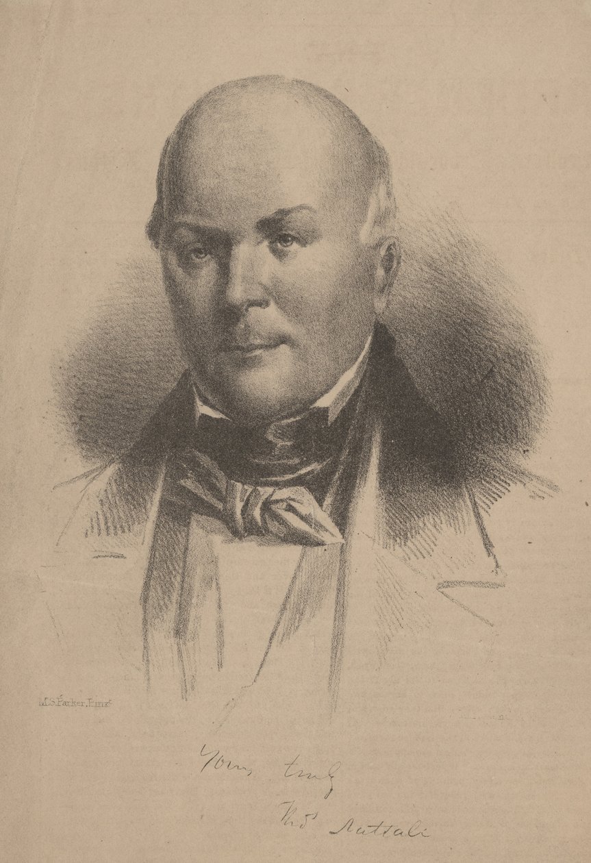 Thomas Nuttall, litos L.N. Rosenthal, 1860 tekijältä M. S. Parker