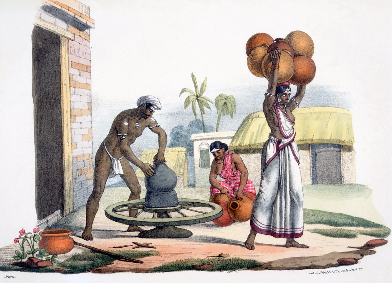 Potter, 1827-35 tekijältä M.E. Burnouf