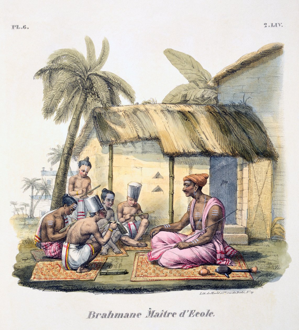Brahmin-koulumestari, 1827-35 tekijältä M.E. Burnouf