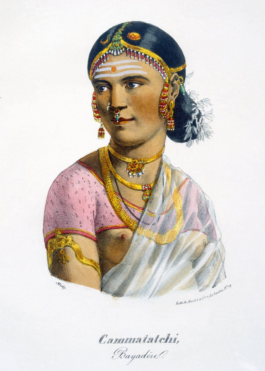 Cammatatchi, tanssija, 1827-35 tekijältä M.E. Burnouf