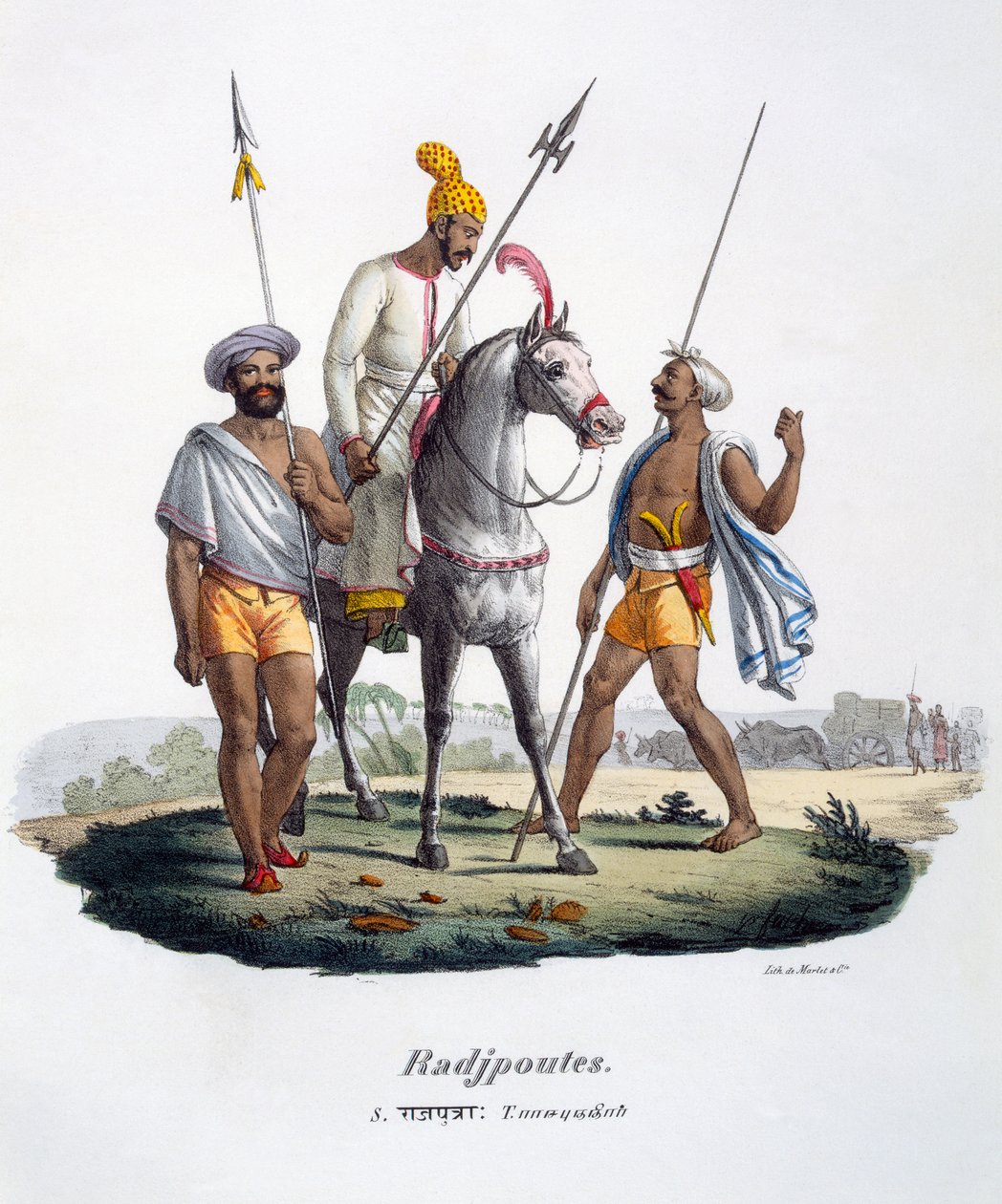 Rahjputs, 1827-35 tekijältä M.E. Burnouf