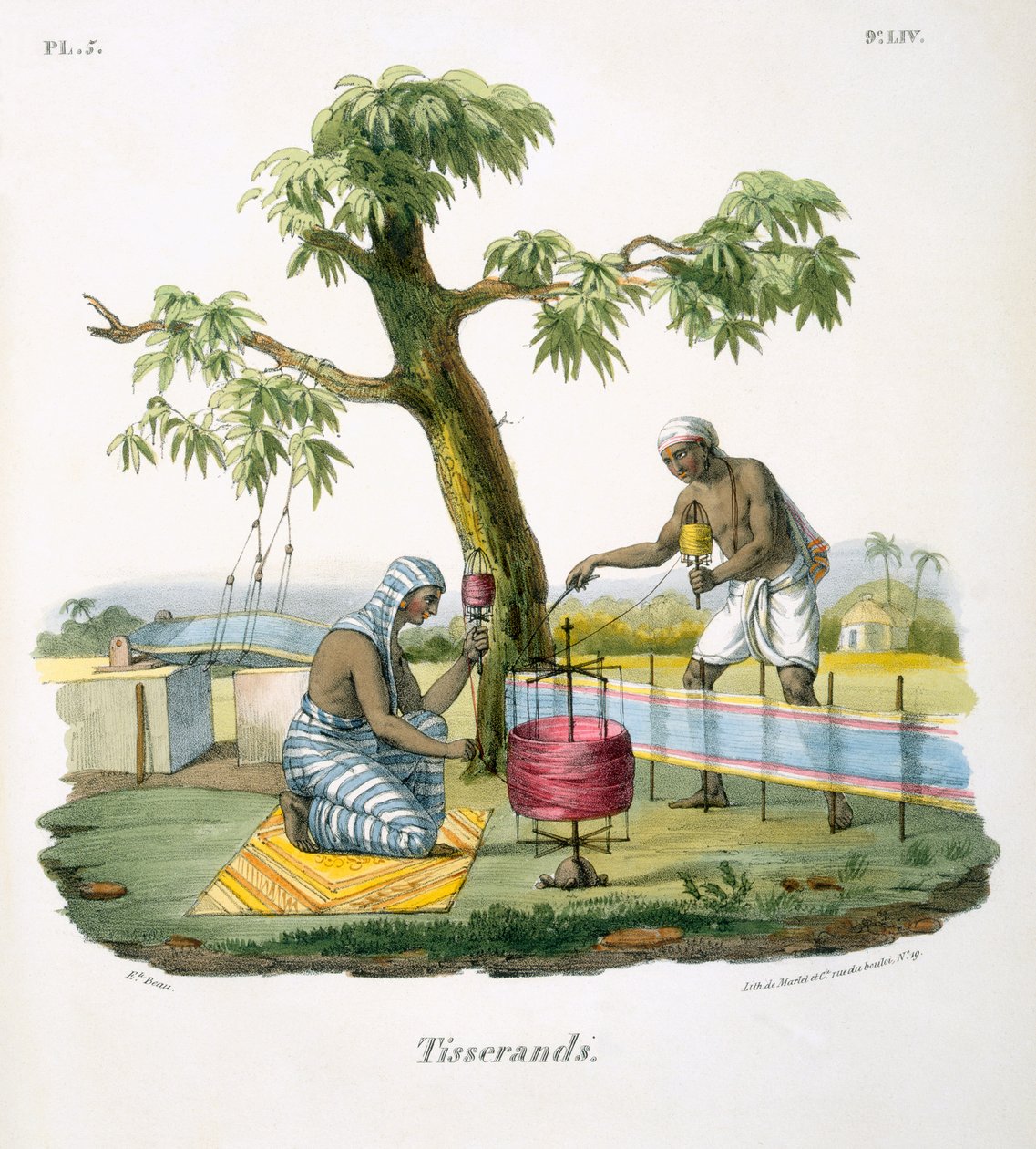 Mattojen kutojat, 1827-35 tekijältä M.E. Burnouf