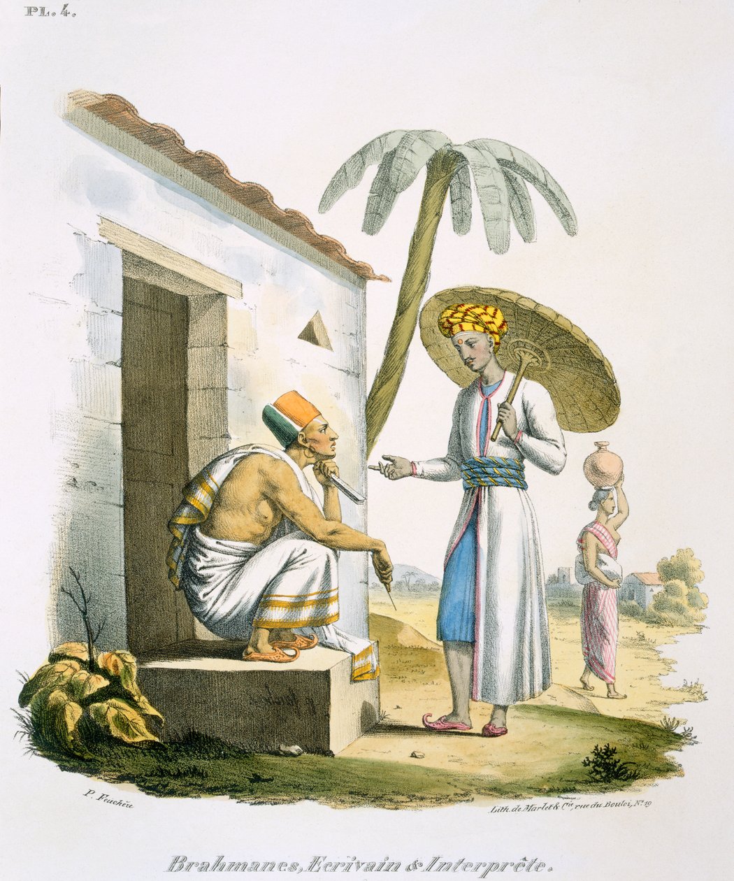 Brahminit: kirjanoppinut ja tulkki, 1827-35 tekijältä M.E. Burnouf