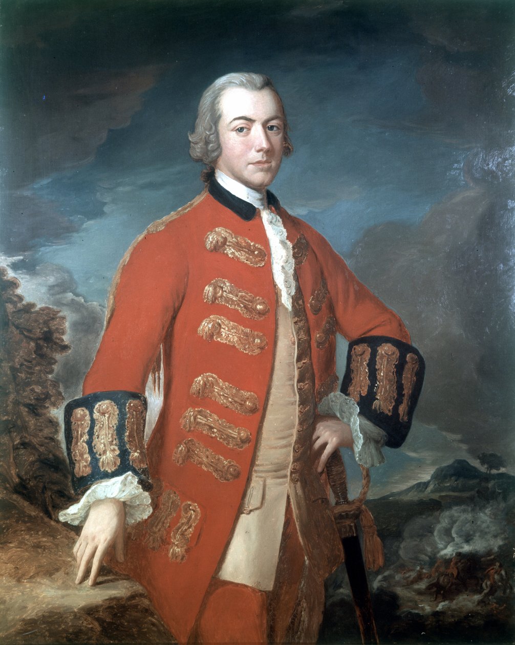 Captain Henry Clinton (1730-1795) First Regiment of Foot Guards, c.1758 finn tekijältä M.L Saunders