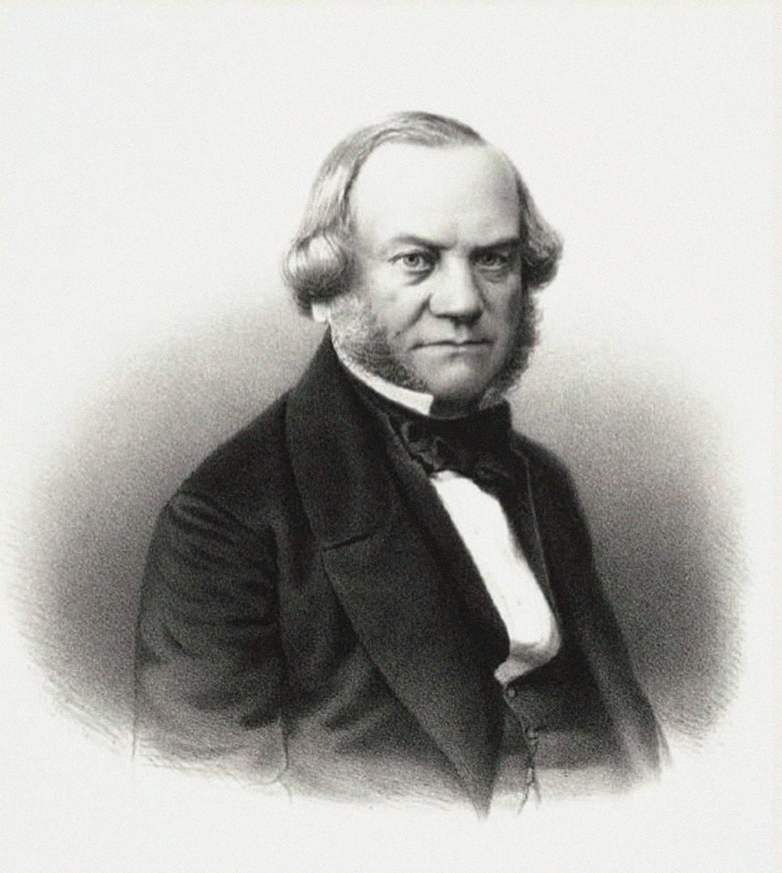 Keisarillisten teatterien johtajan Aleksanteri Mihailovitš Gedeonovin muotokuva, 1858. tekijältä M. Baryshev