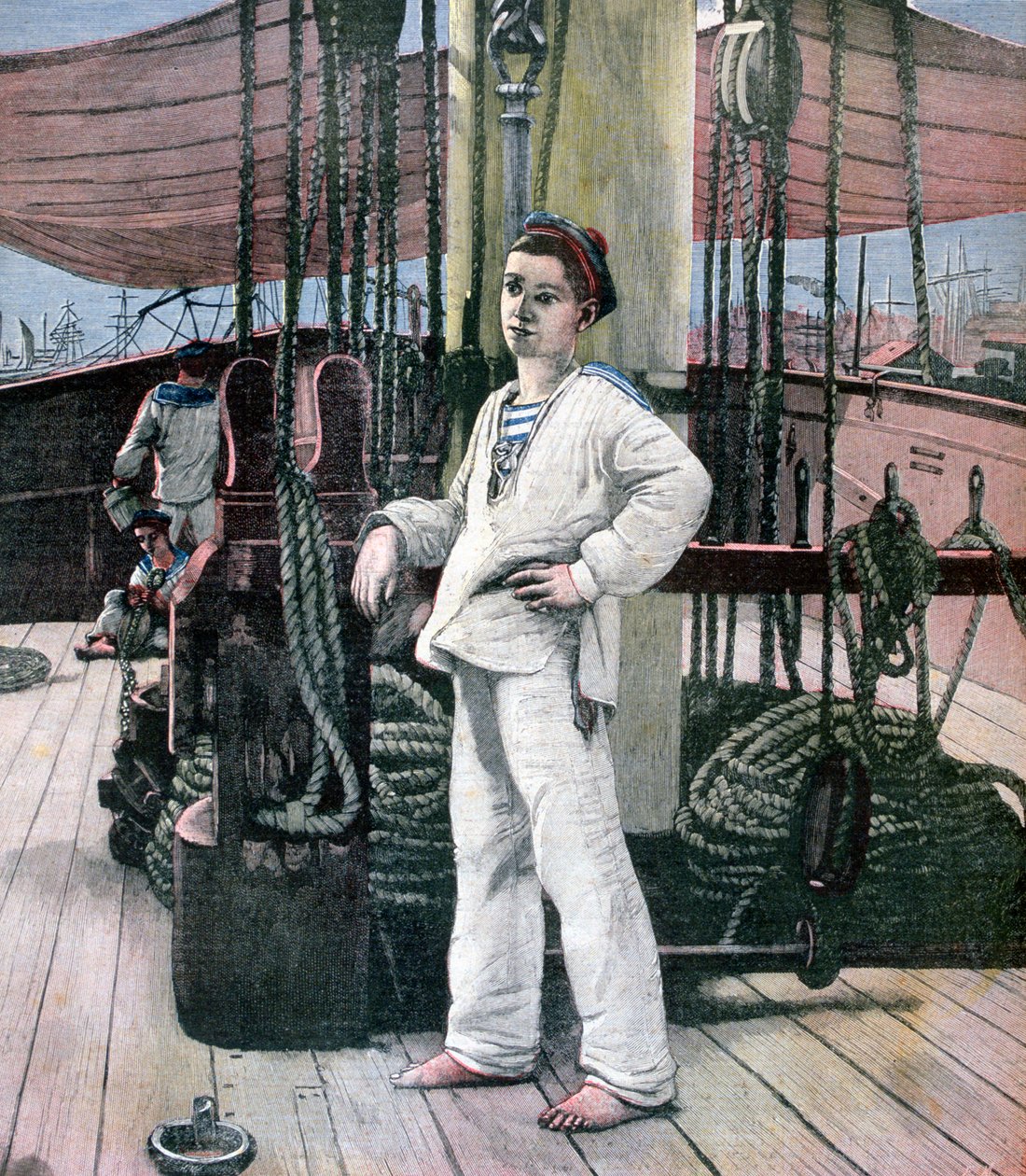 "The Cabin Boy", 1891 tekijältä M Brun