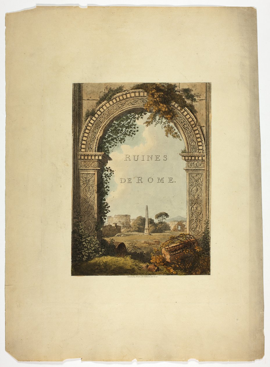Rooman raunioiden nimiö tekijältä M. Dubourg