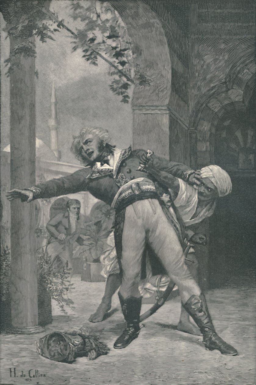 Kléberin salamurha Kairossa, 14. kesäkuuta 1800, 1896 tekijältä Horace de Callias