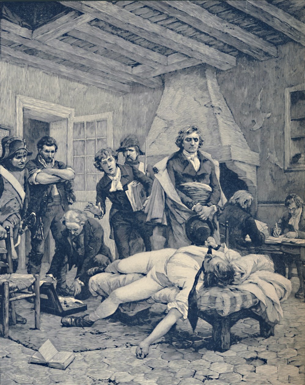 Pichegrun kuolema, 1804, 1896 tekijältä M. Haider