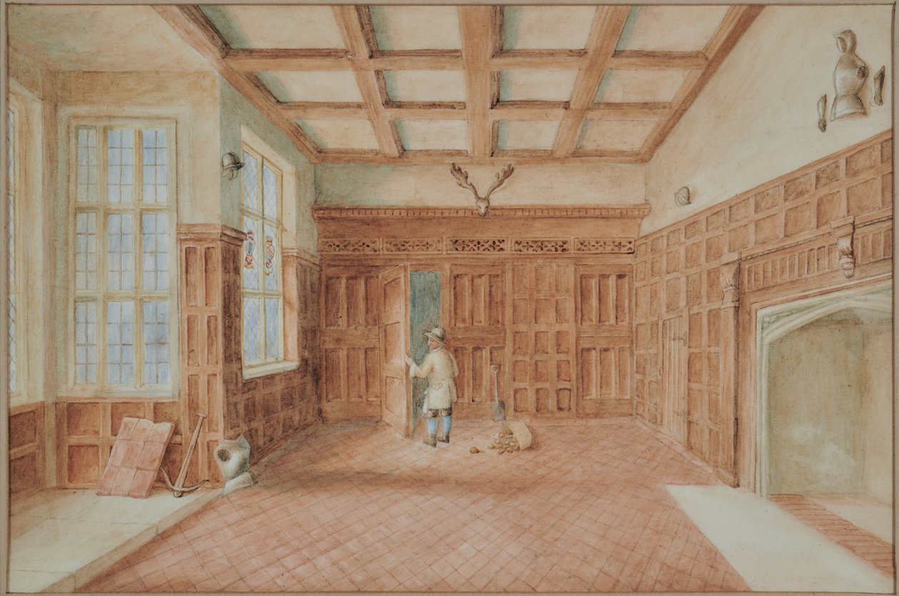 Chillington House Maidstone, Näkymä Great Halliin tekijältä M. J. Tomalin