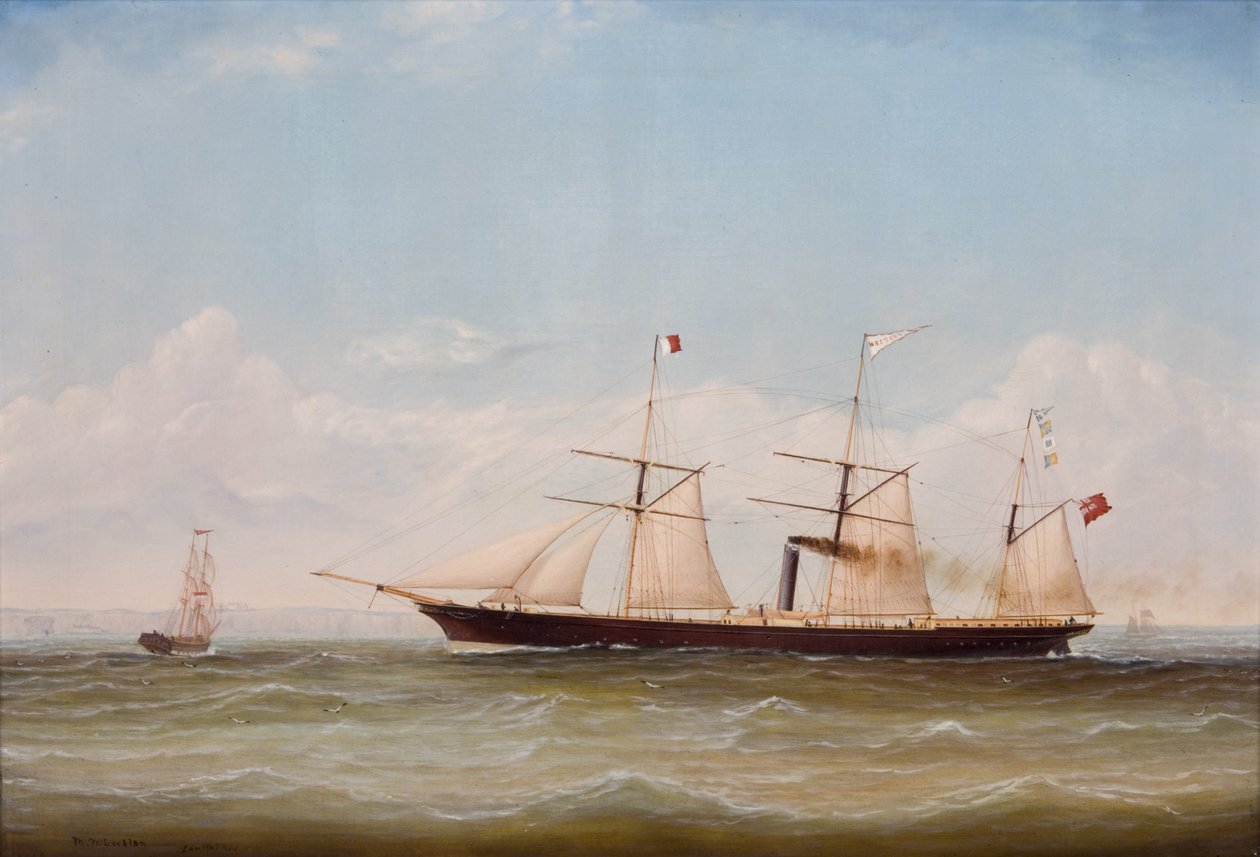 ss Western (öljy kankaalle ss Western) tekijältä M. McLachlan