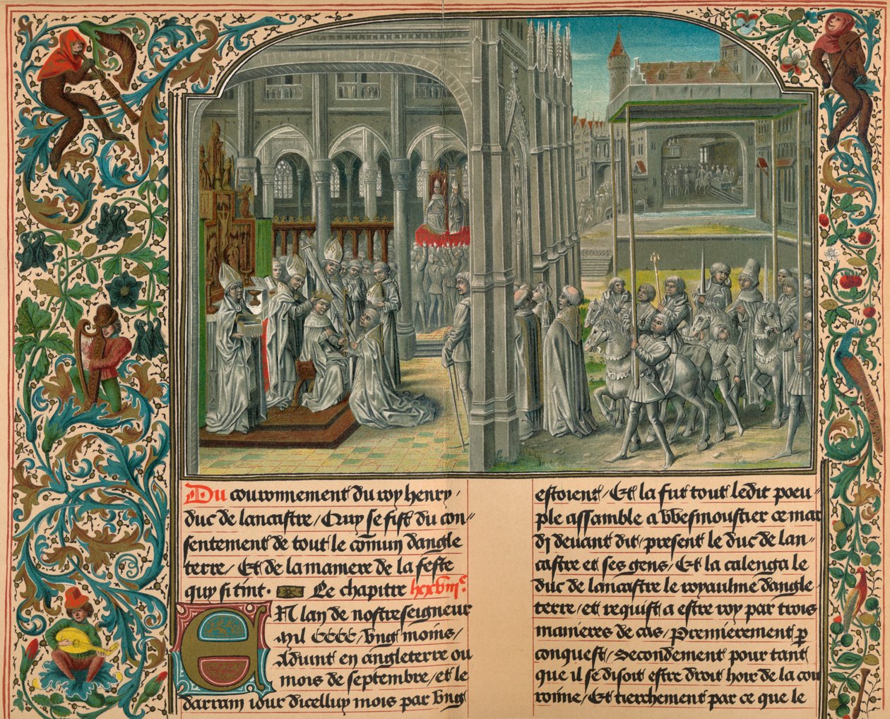 "Henry IV:n kruunajaiset. Englannista”, c1399, 1907 tekijältä M Pfauth