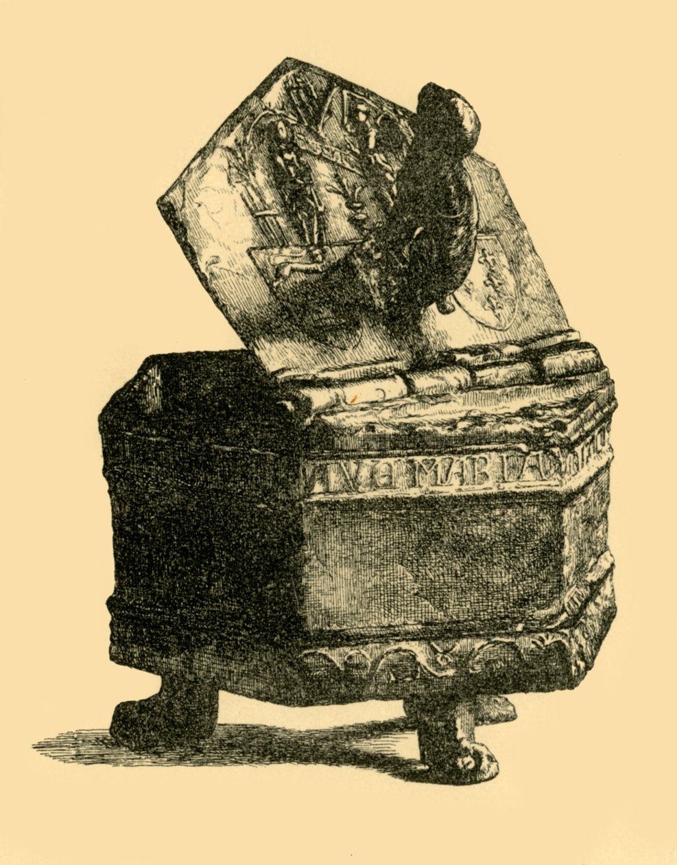 Tinasäiliö, c1300, 1881. tekijältä M Sullivan