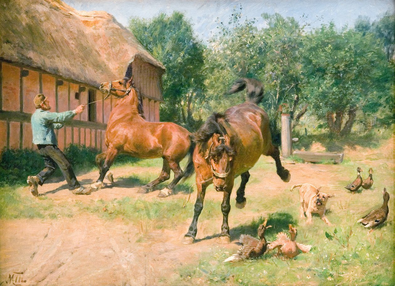 Onnellisia hevosia tekijältä M. Therkildsen