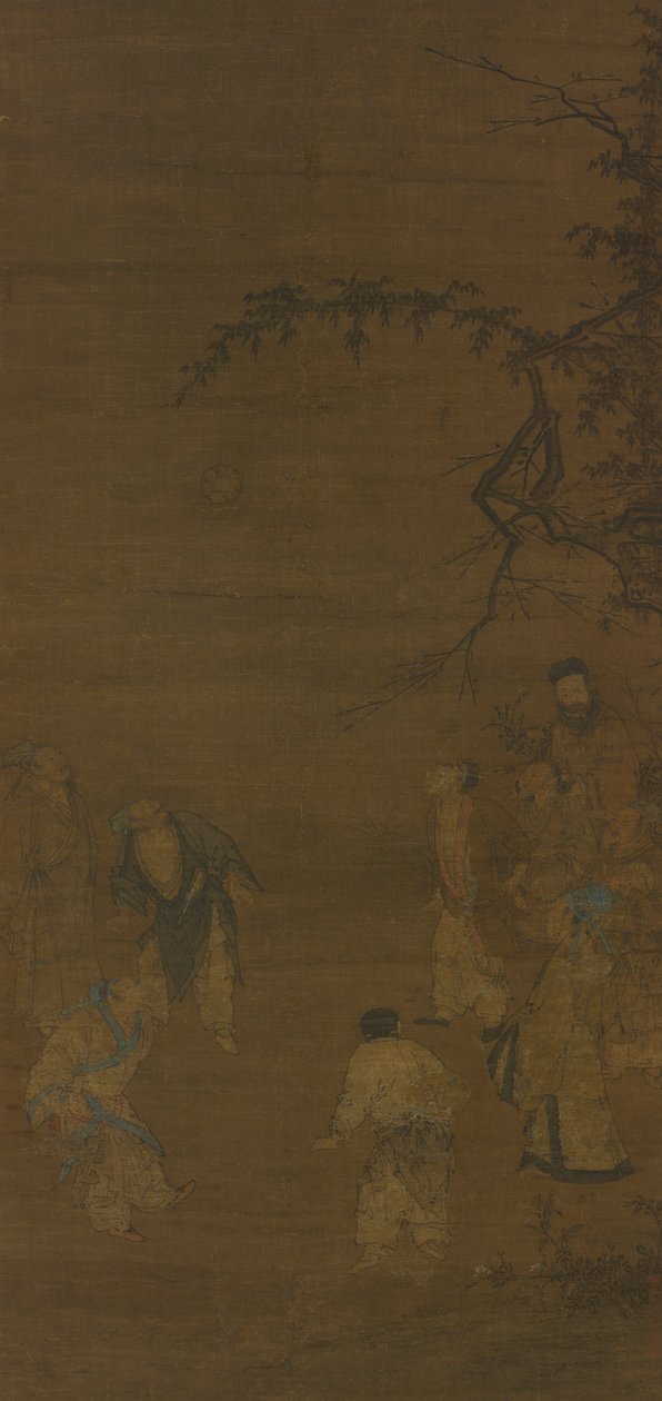 The Football Players, c. 1100-luvun loppu - 1200-luvun ensimmäinen neljännes. tekijältä Ma Yüan