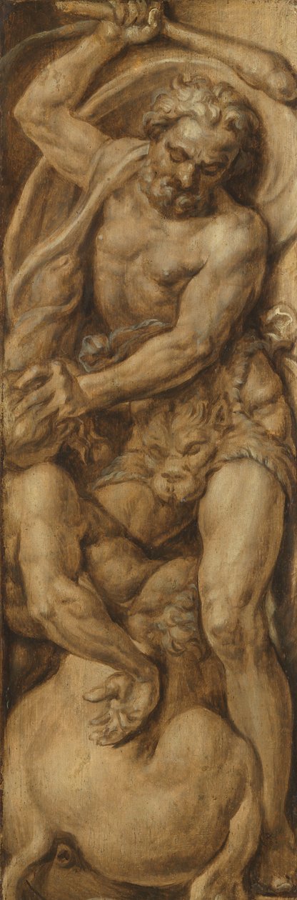 Hercules tuhoamassa Kentaur Nessuksen tekijältä Maarten van Heemskerck