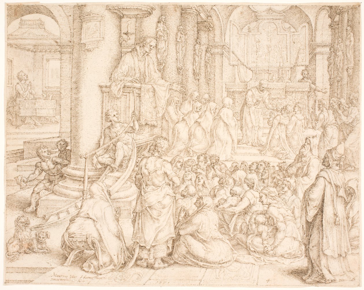 Panem nostrum (päivittäinen leipämme) tekijältä Maarten van Heemskerck