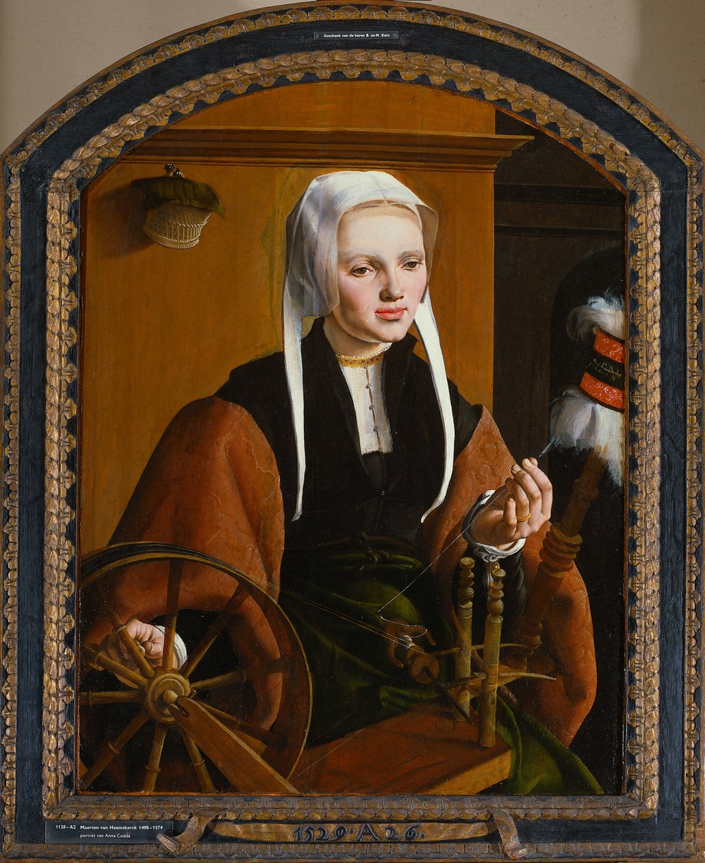 Nuoren naisen muotokuva, 1529 tekijältä Maarten van Heemskerck