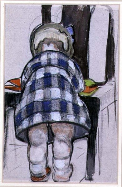 Margery (akvarelli kankaalle) tekijältä Mabel Royds