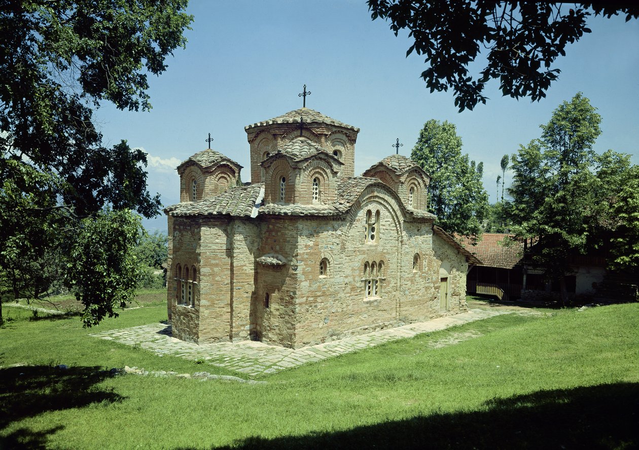 Pyhän Pantaleimonin luostarikirkko, rakennettu n. 1164 tekijältä Macedonian School