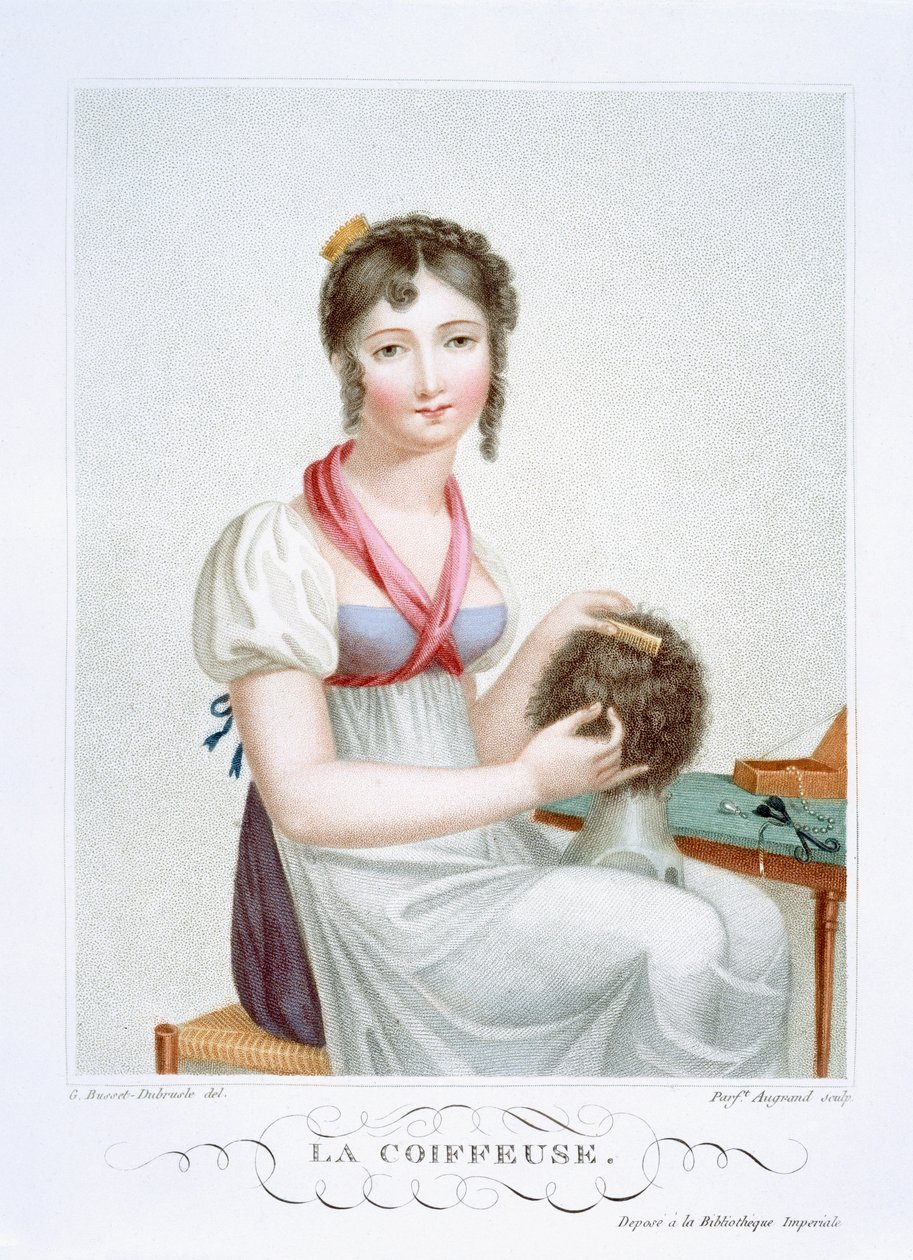 Kampaaja, n. 1816 tekijältä Madame G. Busset Dubruste