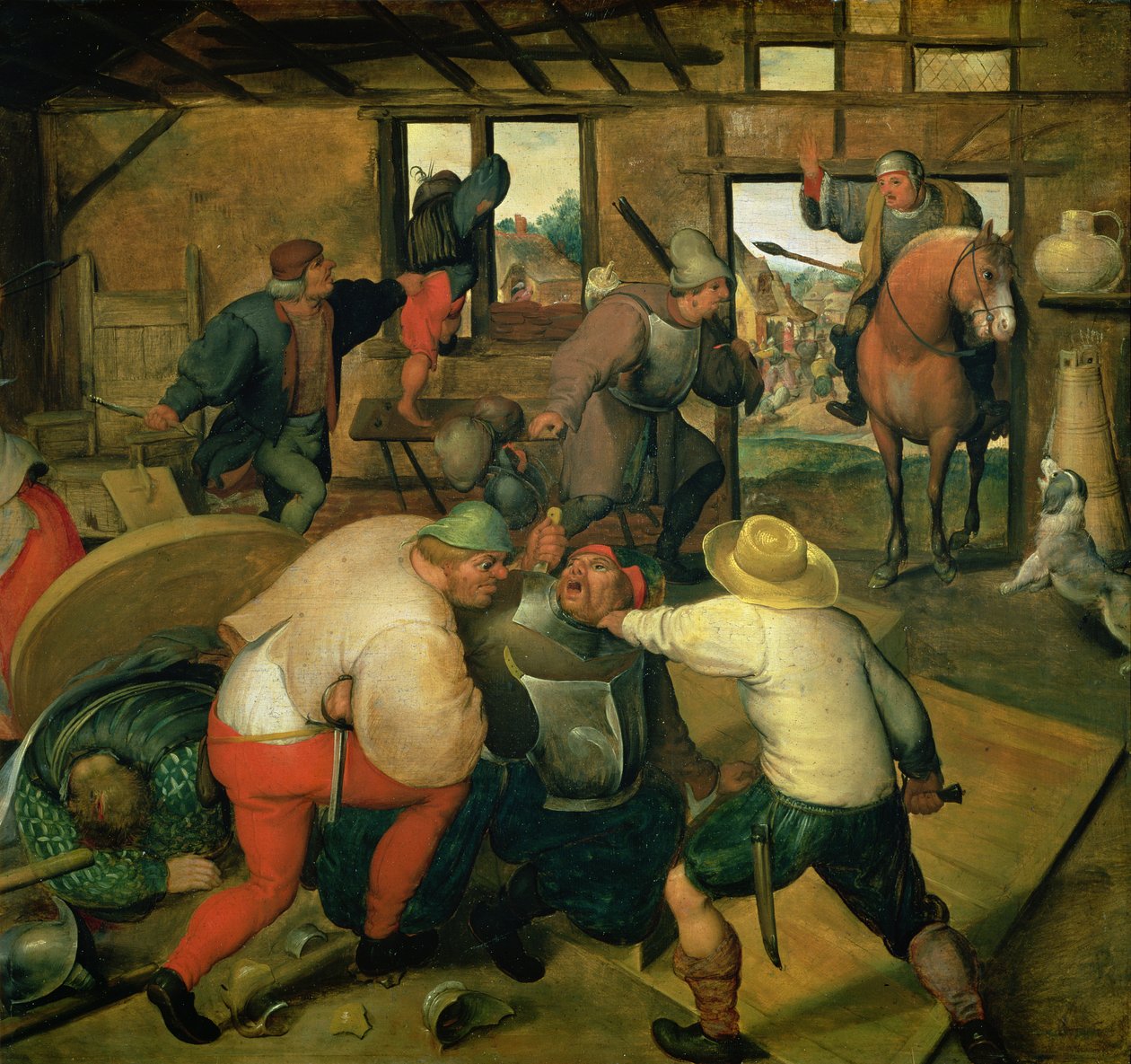 A Fight, n. 1565-70 (paneeli) tekijältä Maerten van Cleve