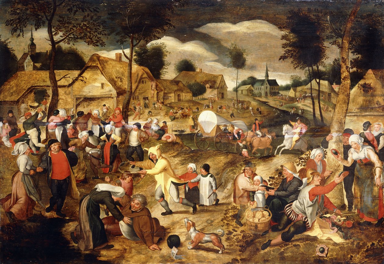 Village Kermessessä, tekijältä Maerten van Cleve