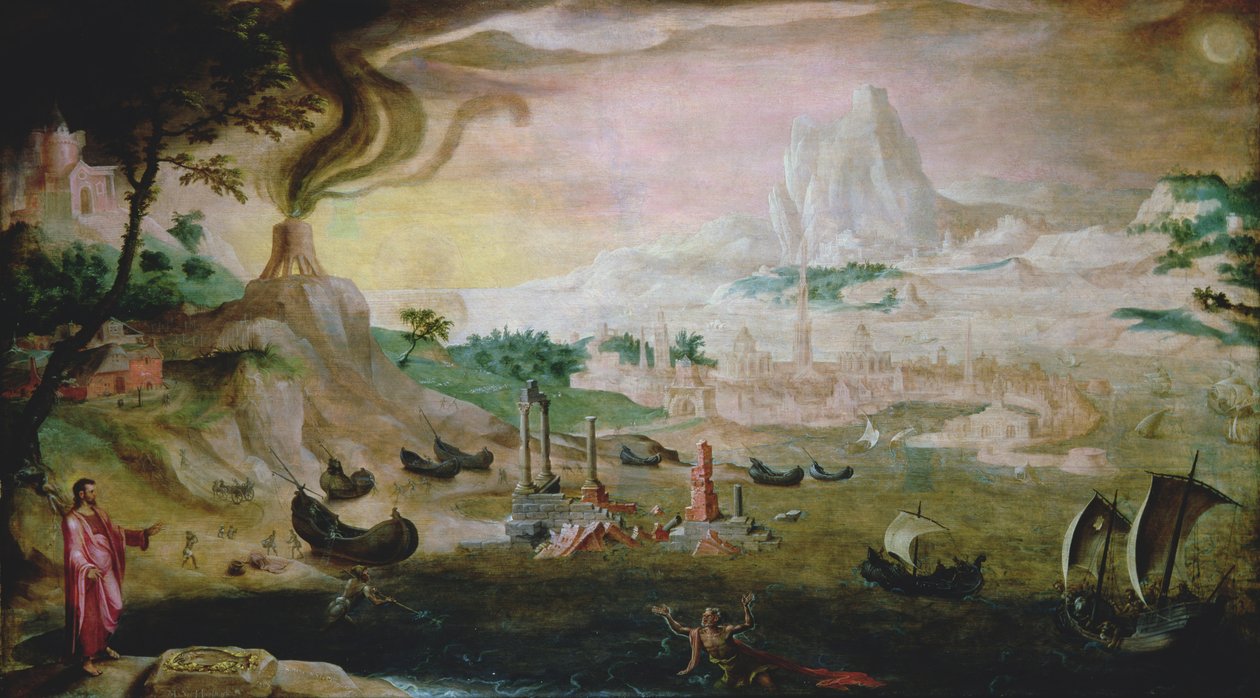 Kristus ilmestyy Pyhälle Pietarille tekijältä Maerten van Heemskerck