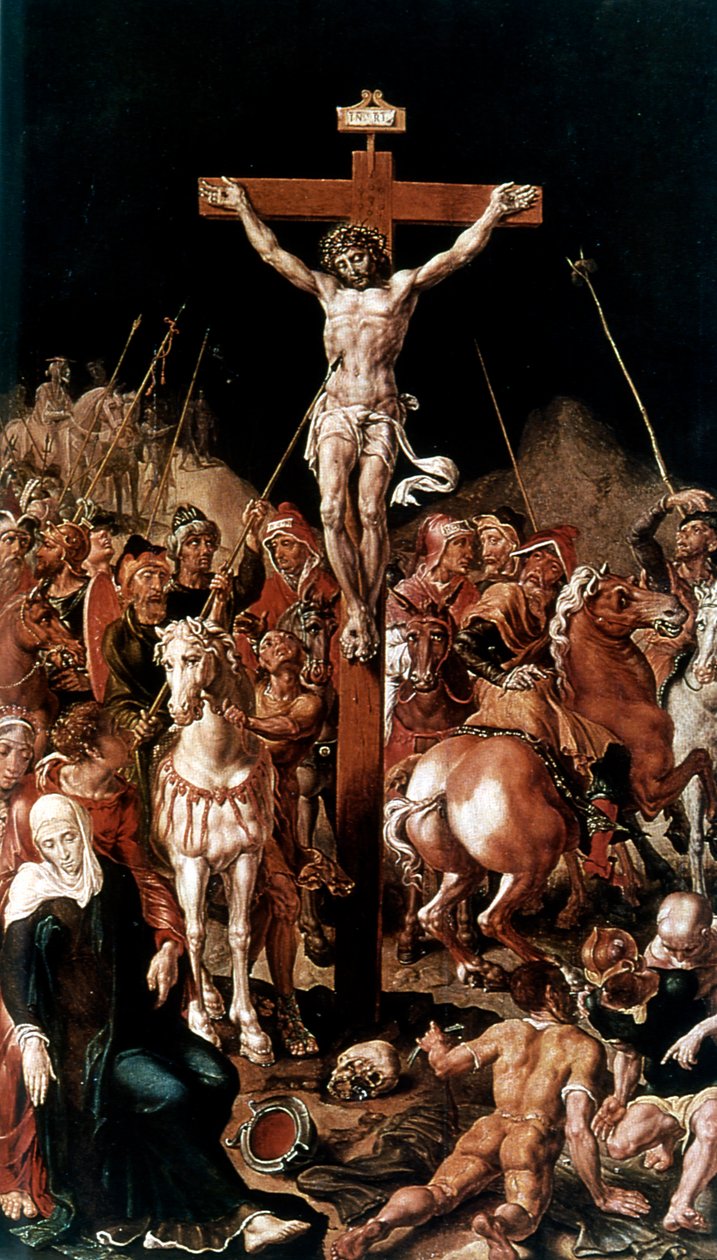 Golgatan Golgata, 1500-luku tekijältä Maerten van Heemskerck