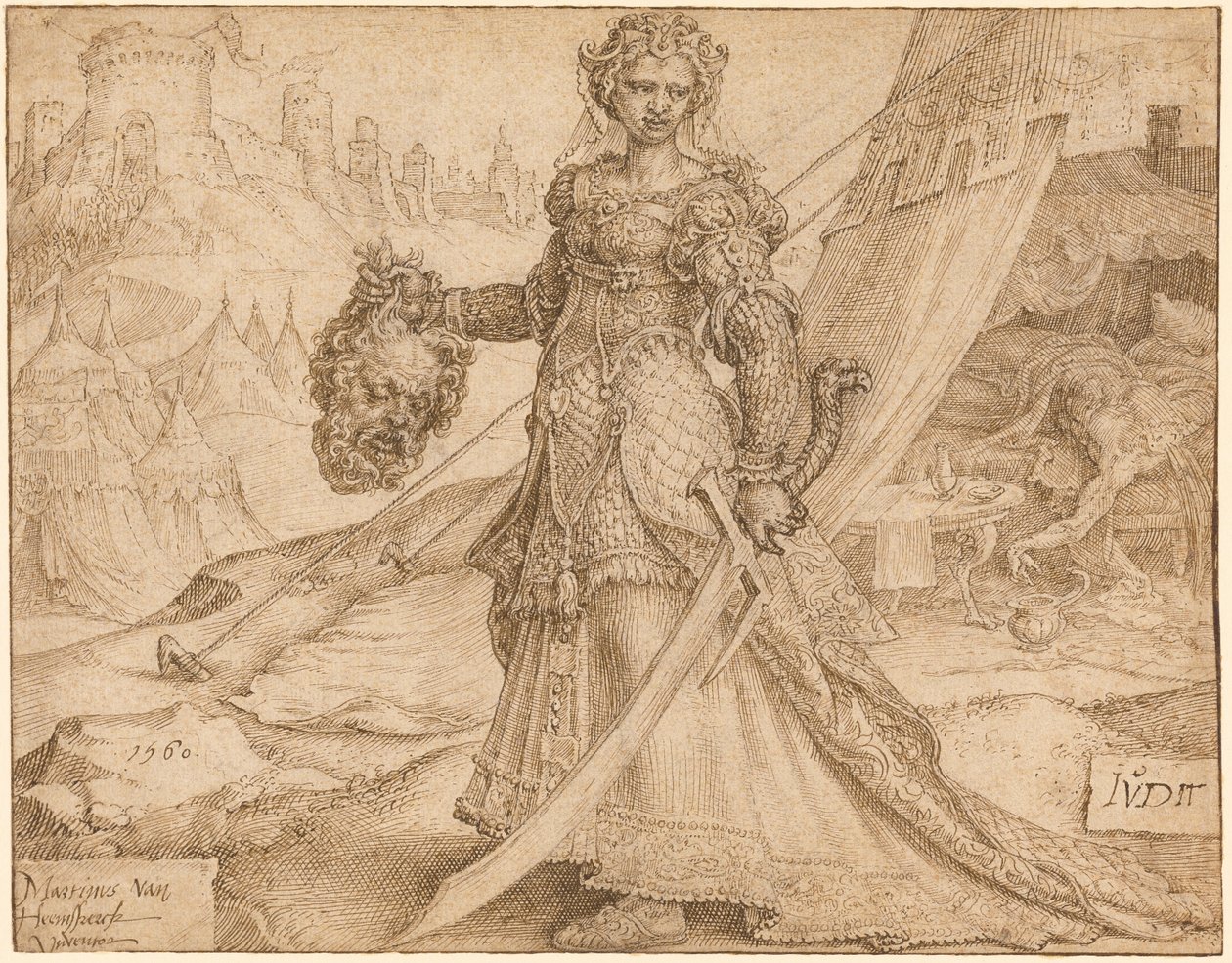 Judith tekijältä Maerten van Heemskerck